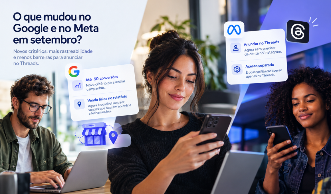 50 conversões. É esse o número que o Google agora usa pra avaliar uma campanha nova
